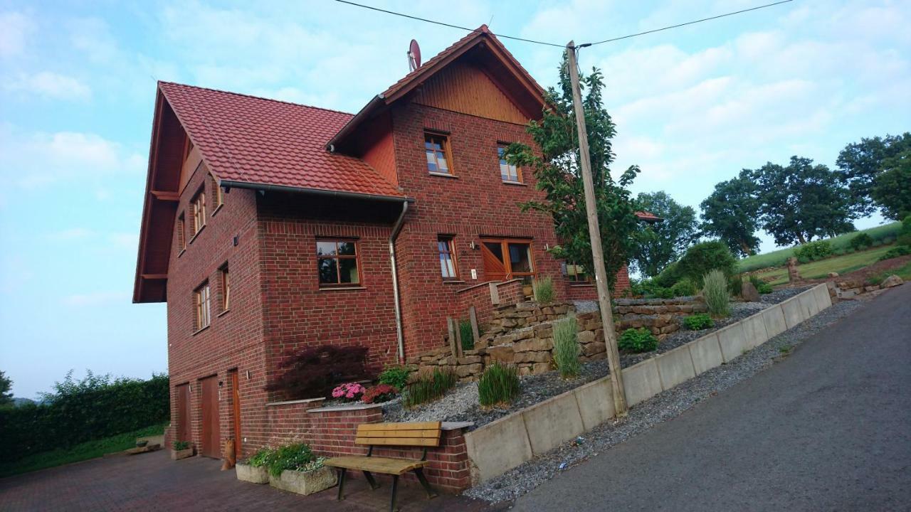 Ferienwohnung Blumenland エクスタータール エクステリア 写真