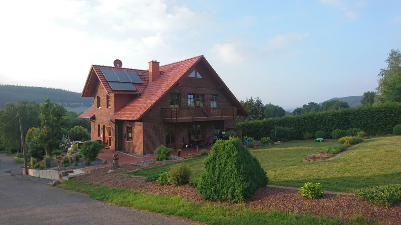 Ferienwohnung Blumenland エクスタータール エクステリア 写真